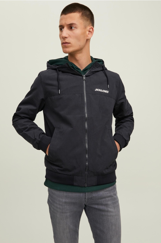 JJERUSH HOOD BOMBER NOOS 12200208 Black/SOLID
